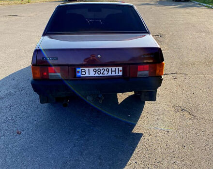 Красный ВАЗ 21099, объемом двигателя 1.5 л и пробегом 217 тыс. км за 1400 $, фото 3 на Automoto.ua