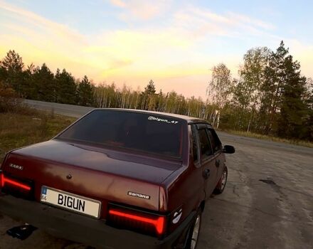 Красный ВАЗ 21099, объемом двигателя 1.6 л и пробегом 250 тыс. км за 2200 $, фото 2 на Automoto.ua