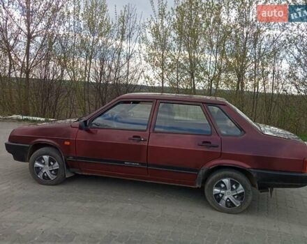 Красный ВАЗ 21099, объемом двигателя 1.5 л и пробегом 260 тыс. км за 1700 $, фото 2 на Automoto.ua