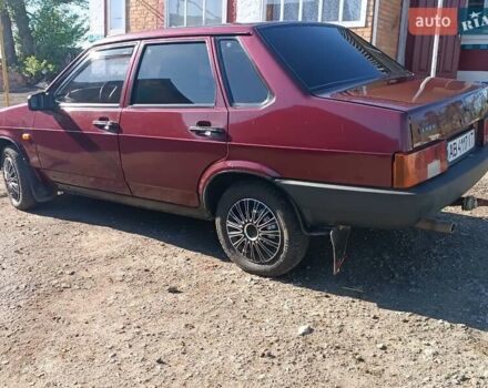 Червоний ВАЗ 21099, об'ємом двигуна 1.5 л та пробігом 80 тис. км за 2150 $, фото 3 на Automoto.ua