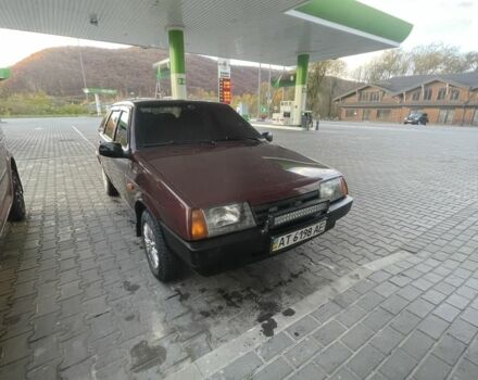 Красный ВАЗ 21099, объемом двигателя 1.5 л и пробегом 186 тыс. км за 3019 $, фото 4 на Automoto.ua