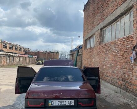 Красный ВАЗ 21099, объемом двигателя 1.6 л и пробегом 180 тыс. км за 1100 $, фото 1 на Automoto.ua