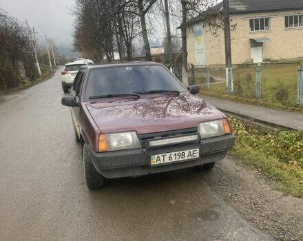 Красный ВАЗ 21099, объемом двигателя 1.5 л и пробегом 186 тыс. км за 3019 $, фото 2 на Automoto.ua