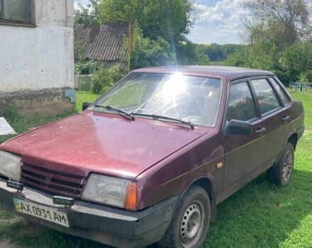 Красный ВАЗ 21099, объемом двигателя 1.5 л и пробегом 100 тыс. км за 800 $, фото 1 на Automoto.ua