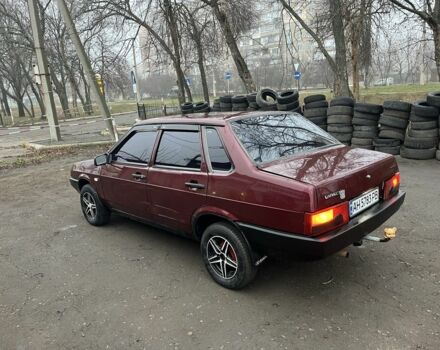 Красный ВАЗ 21099, объемом двигателя 1.5 л и пробегом 200 тыс. км за 1542 $, фото 3 на Automoto.ua