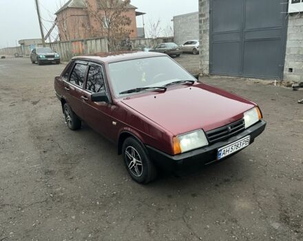 Красный ВАЗ 21099, объемом двигателя 1.5 л и пробегом 200 тыс. км за 1542 $, фото 1 на Automoto.ua