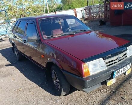 Червоний ВАЗ 21099, об'ємом двигуна 1.5 л та пробігом 80 тис. км за 2150 $, фото 2 на Automoto.ua