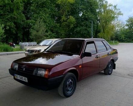Красный ВАЗ 21099, объемом двигателя 1 л и пробегом 220 тыс. км за 2500 $, фото 9 на Automoto.ua