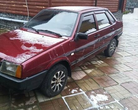 Красный ВАЗ 21099, объемом двигателя 1.5 л и пробегом 172 тыс. км за 1200 $, фото 1 на Automoto.ua