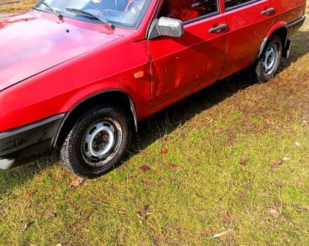 Красный ВАЗ 21099, объемом двигателя 1.6 л и пробегом 136 тыс. км за 1200 $, фото 3 на Automoto.ua