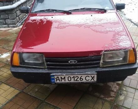 Красный ВАЗ 21099, объемом двигателя 1.5 л и пробегом 172 тыс. км за 1200 $, фото 3 на Automoto.ua