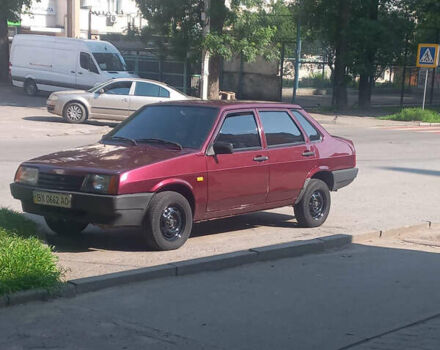 Красный ВАЗ 21099, объемом двигателя 1.5 л и пробегом 165 тыс. км за 1400 $, фото 1 на Automoto.ua