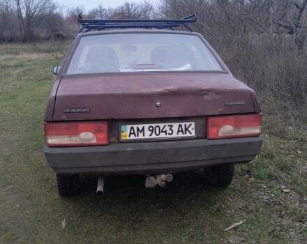Красный ВАЗ 21099, объемом двигателя 1.6 л и пробегом 270 тыс. км за 830 $, фото 2 на Automoto.ua