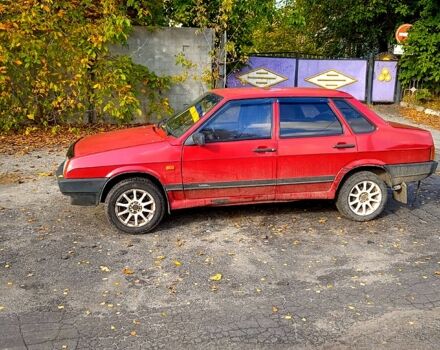 Красный ВАЗ 21099, объемом двигателя 1.5 л и пробегом 0 тыс. км за 1500 $, фото 4 на Automoto.ua