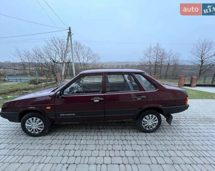 Красный ВАЗ 21099, объемом двигателя 1.6 л и пробегом 140 тыс. км за 1650 $, фото 1 на Automoto.ua