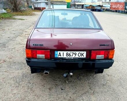 Красный ВАЗ 21099, объемом двигателя 1.6 л и пробегом 224 тыс. км за 2000 $, фото 1 на Automoto.ua