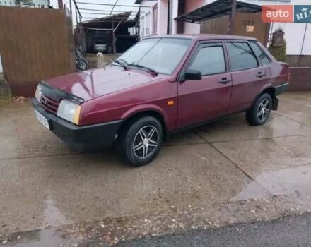 Красный ВАЗ 21099, объемом двигателя 1.6 л и пробегом 230 тыс. км за 1350 $, фото 6 на Automoto.ua