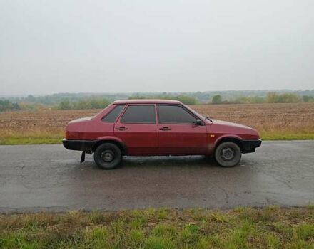 Красный ВАЗ 21099, объемом двигателя 1.5 л и пробегом 90 тыс. км за 1500 $, фото 5 на Automoto.ua