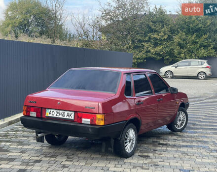 Красный ВАЗ 21099, объемом двигателя 1.6 л и пробегом 144 тыс. км за 1850 $, фото 6 на Automoto.ua