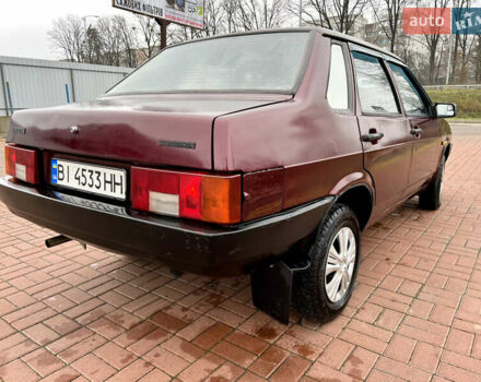 Красный ВАЗ 21099, объемом двигателя 1.5 л и пробегом 375 тыс. км за 1700 $, фото 2 на Automoto.ua