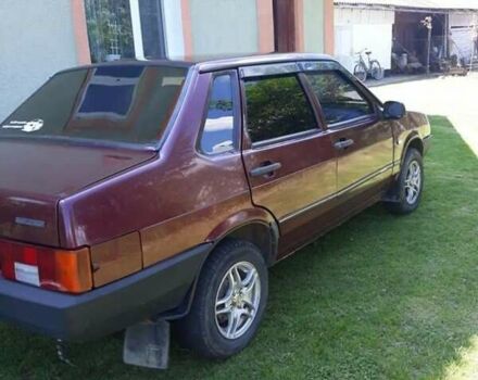 Красный ВАЗ 21099, объемом двигателя 1.6 л и пробегом 190 тыс. км за 2400 $, фото 5 на Automoto.ua