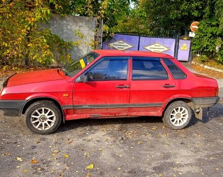 Красный ВАЗ 21099, объемом двигателя 1.5 л и пробегом 0 тыс. км за 1500 $, фото 8 на Automoto.ua