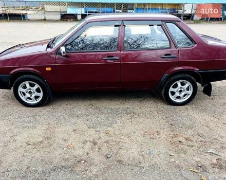 Красный ВАЗ 21099, объемом двигателя 1.6 л и пробегом 224 тыс. км за 2000 $, фото 5 на Automoto.ua