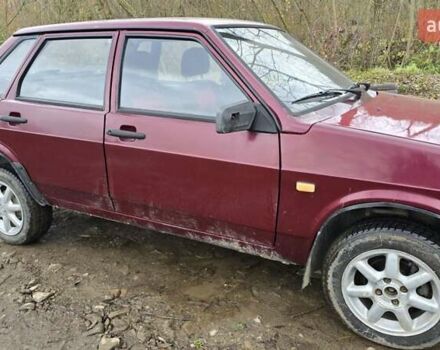 Красный ВАЗ 21099, объемом двигателя 1.6 л и пробегом 200 тыс. км за 1100 $, фото 2 на Automoto.ua