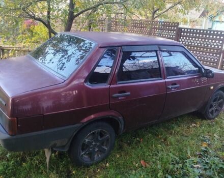 Красный ВАЗ 21099, объемом двигателя 1.6 л и пробегом 1000 тыс. км за 1200 $, фото 1 на Automoto.ua