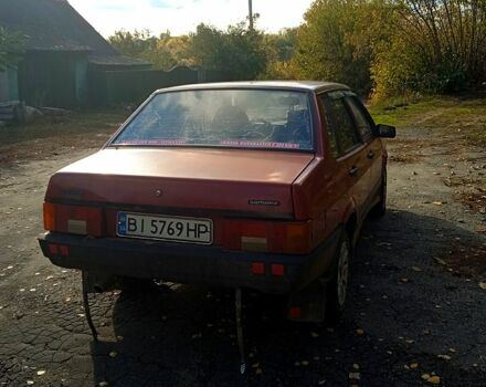 Красный ВАЗ 21099, объемом двигателя 1.5 л и пробегом 0 тыс. км за 1500 $, фото 7 на Automoto.ua