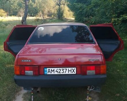 Красный ВАЗ 21099, объемом двигателя 1.6 л и пробегом 189 тыс. км за 2300 $, фото 6 на Automoto.ua