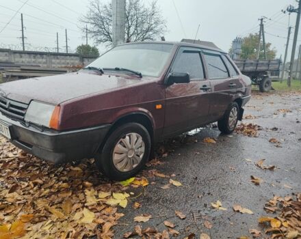 Червоний ВАЗ 21099, об'ємом двигуна 1.6 л та пробігом 215 тис. км за 2100 $, фото 1 на Automoto.ua