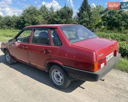 Красный ВАЗ 21099, объемом двигателя 1.6 л и пробегом 120 тыс. км за 1700 $, фото 1 на Automoto.ua