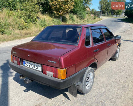 Красный ВАЗ 21099, объемом двигателя 1.6 л и пробегом 326 тыс. км за 1550 $, фото 5 на Automoto.ua