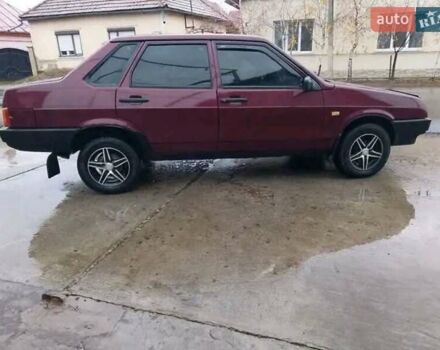 Красный ВАЗ 21099, объемом двигателя 1.6 л и пробегом 230 тыс. км за 1350 $, фото 9 на Automoto.ua