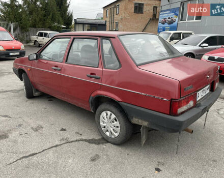 Красный ВАЗ 21099, объемом двигателя 1.6 л и пробегом 200 тыс. км за 1550 $, фото 3 на Automoto.ua