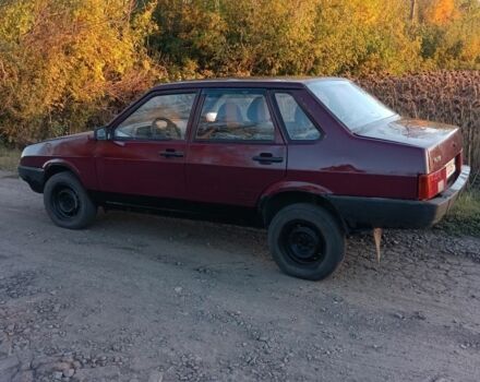 Красный ВАЗ 21099, объемом двигателя 1.6 л и пробегом 188 тыс. км за 716 $, фото 5 на Automoto.ua