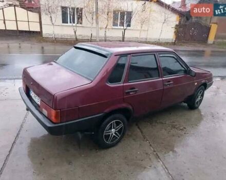 Красный ВАЗ 21099, объемом двигателя 1.6 л и пробегом 230 тыс. км за 1350 $, фото 2 на Automoto.ua
