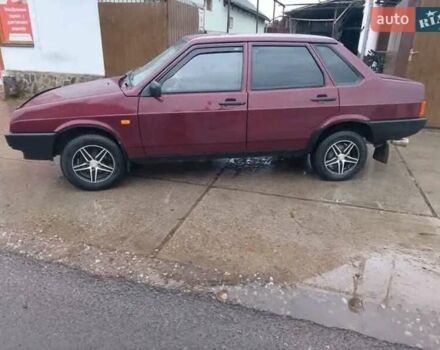 Красный ВАЗ 21099, объемом двигателя 1.6 л и пробегом 230 тыс. км за 1350 $, фото 8 на Automoto.ua