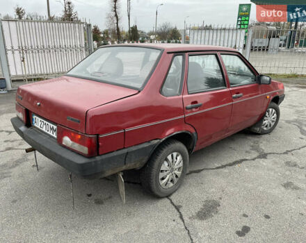 Красный ВАЗ 21099, объемом двигателя 1.6 л и пробегом 200 тыс. км за 1550 $, фото 2 на Automoto.ua