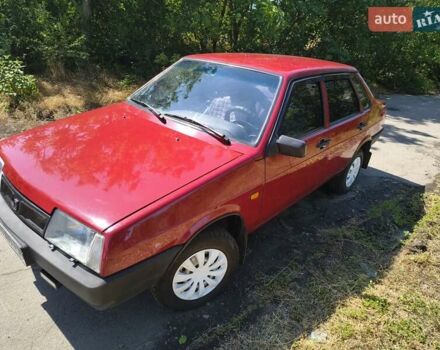 Красный ВАЗ 21099, объемом двигателя 1.6 л и пробегом 83 тыс. км за 2500 $, фото 1 на Automoto.ua