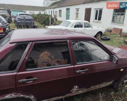Красный ВАЗ 21099, объемом двигателя 1.6 л и пробегом 200 тыс. км за 1300 $, фото 18 на Automoto.ua