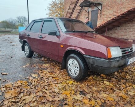 Червоний ВАЗ 21099, об'ємом двигуна 1.6 л та пробігом 215 тис. км за 2100 $, фото 2 на Automoto.ua