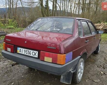Красный ВАЗ 21099, объемом двигателя 1.6 л и пробегом 200 тыс. км за 1100 $, фото 3 на Automoto.ua