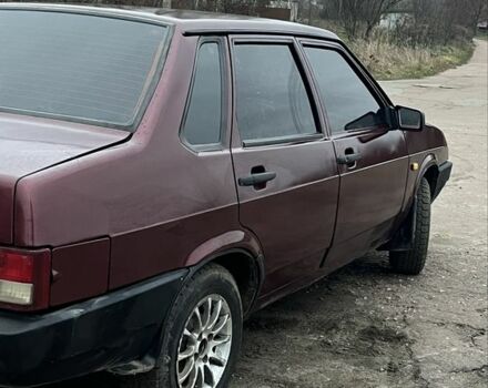Красный ВАЗ 21099, объемом двигателя 1.6 л и пробегом 293 тыс. км за 1450 $, фото 1 на Automoto.ua