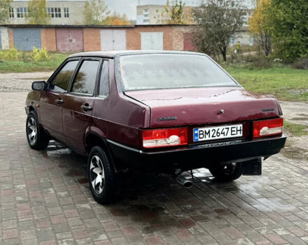 Красный ВАЗ 21099, объемом двигателя 1.6 л и пробегом 200 тыс. км за 999 $, фото 4 на Automoto.ua