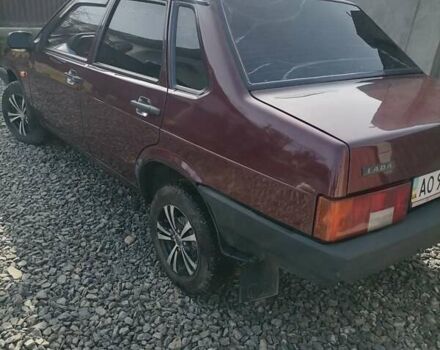 Красный ВАЗ 21099, объемом двигателя 1.6 л и пробегом 204 тыс. км за 2200 $, фото 2 на Automoto.ua