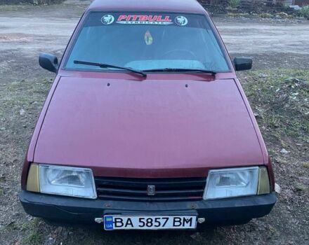 Красный ВАЗ 21099, объемом двигателя 1.6 л и пробегом 250 тыс. км за 1916 $, фото 1 на Automoto.ua
