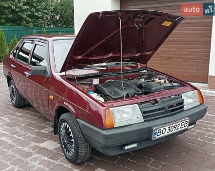Красный ВАЗ 21099, объемом двигателя 1.6 л и пробегом 267 тыс. км за 2150 $, фото 40 на Automoto.ua