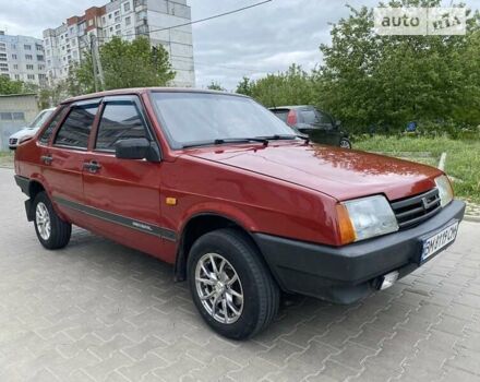 Красный ВАЗ 21099, объемом двигателя 1.6 л и пробегом 198 тыс. км за 2150 $, фото 1 на Automoto.ua